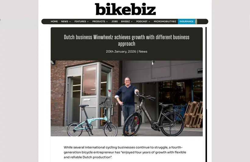 BikeBiz: Dutch business Winwheelz achieves growth with different business approach